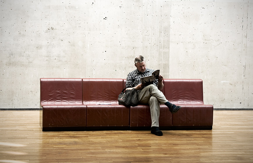 Man and Sofa