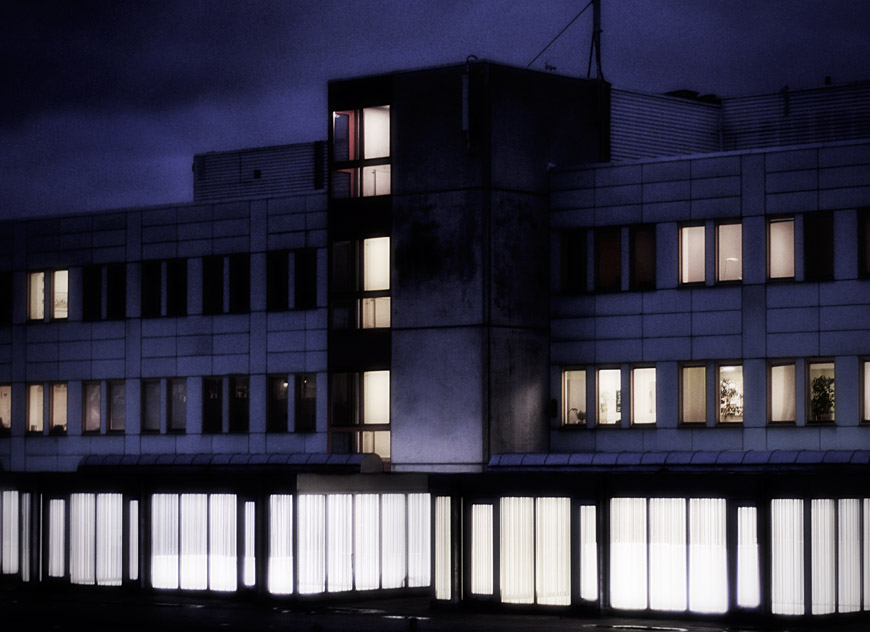 Kista centrum as seen from the subway station