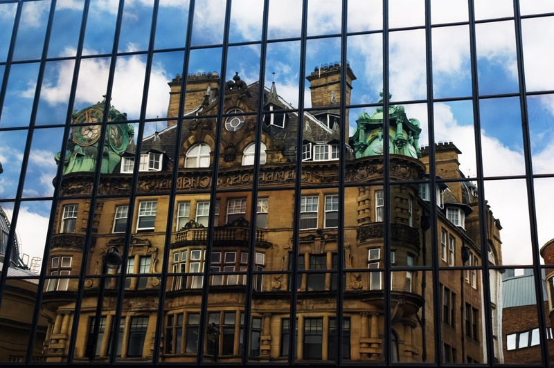 Mirrored part of Newcastle
