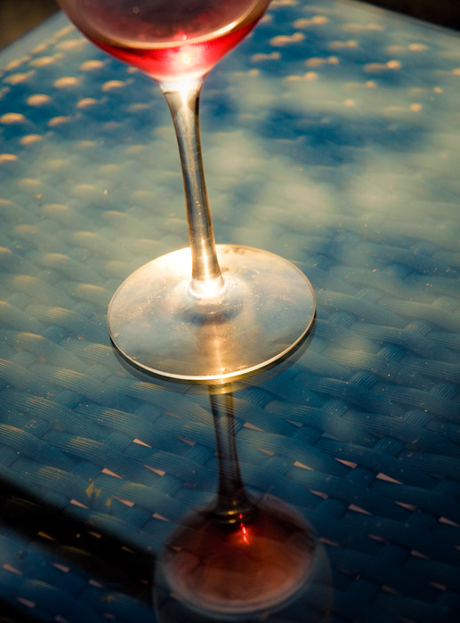 A nice glass of rose wine - that is summer